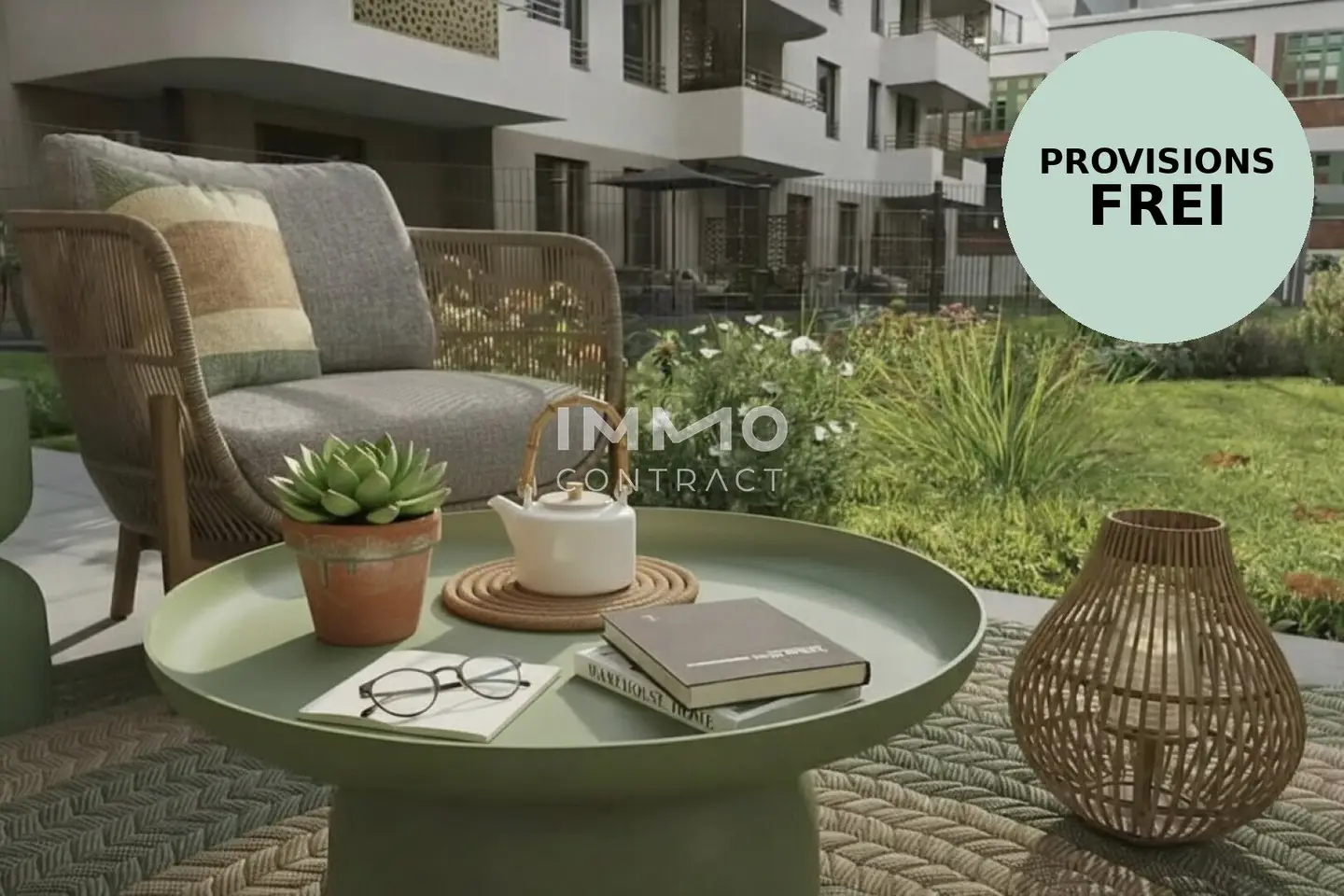 Provisionsfrei Neubauwohnung mit Garten und Balkon