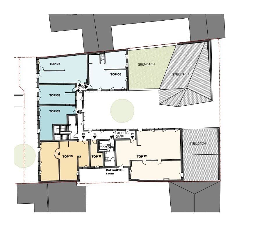 Mittendrin: A modern commercial center is being built in Wulkaprodersdorf