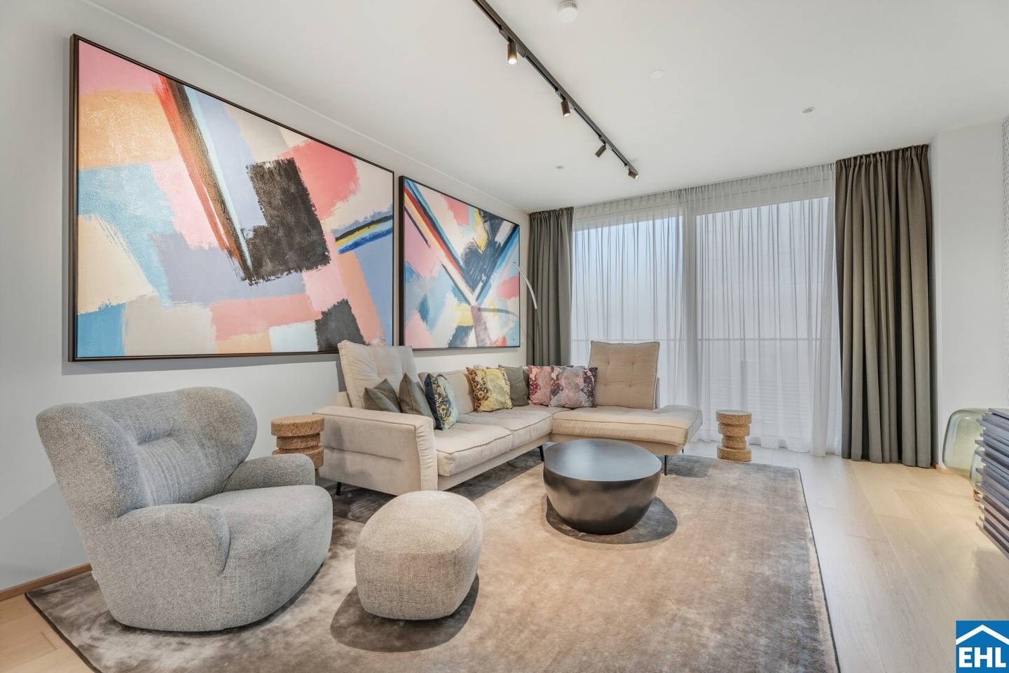 Apartment with rooftop pool and Prater view
