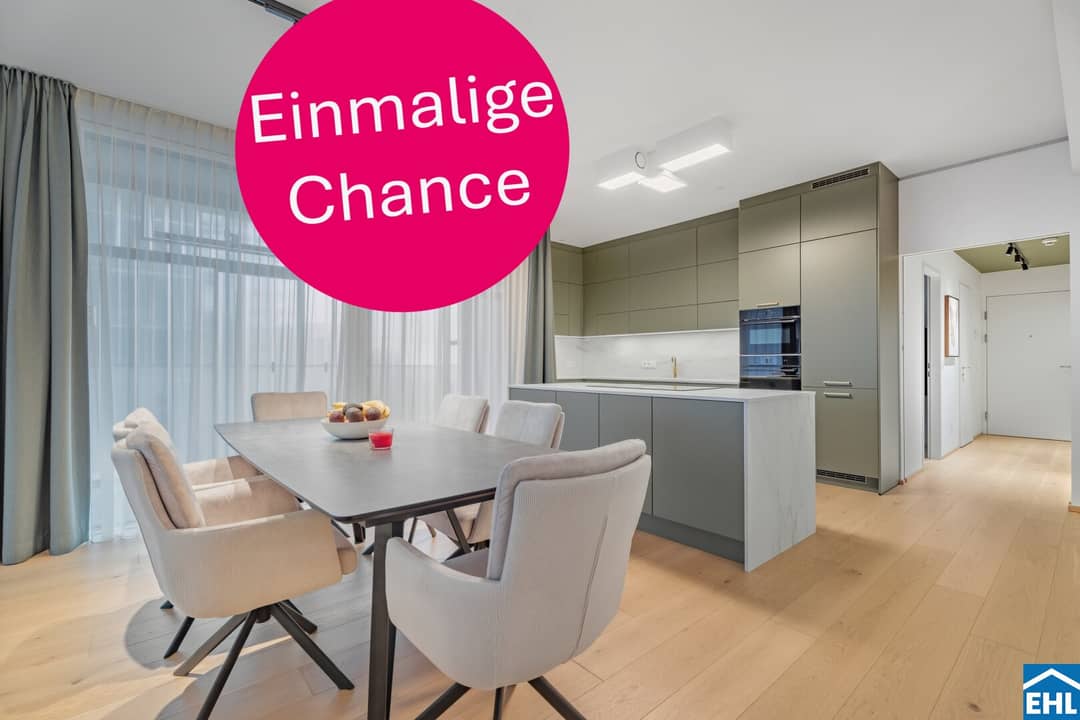 Wohnung mit Dachterrassenpool und Praterblick