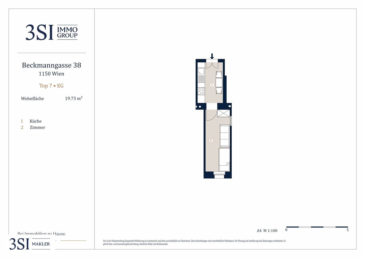 Old building apartment with development potential
