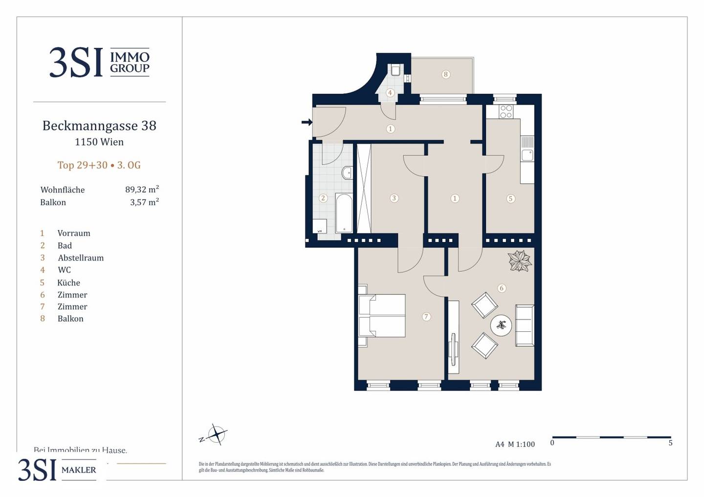 Spacious, bright and modernized - 3-room period apartment dream in prime location of the 15th district