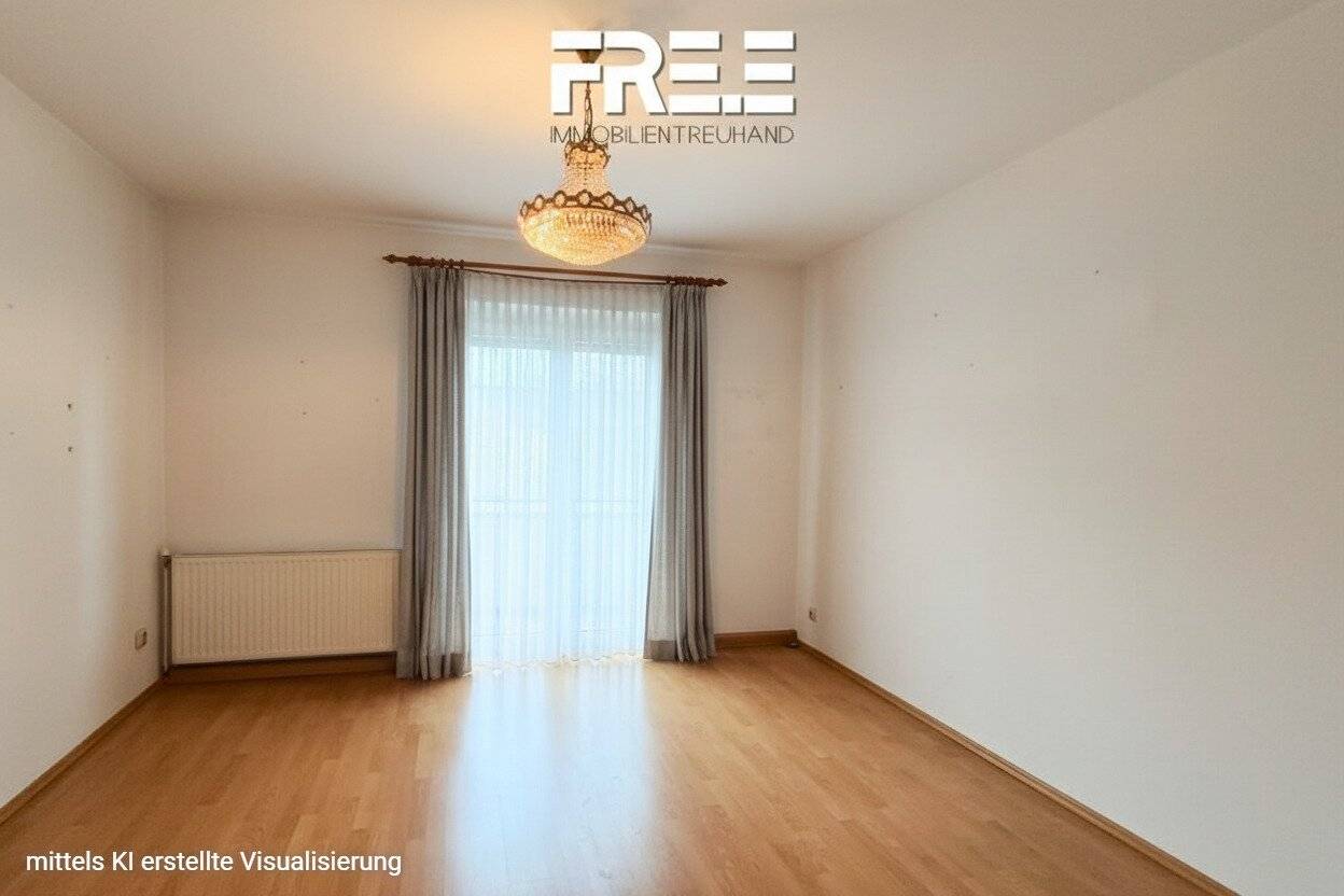 Wohnung mit eigenem Garten und Loggia