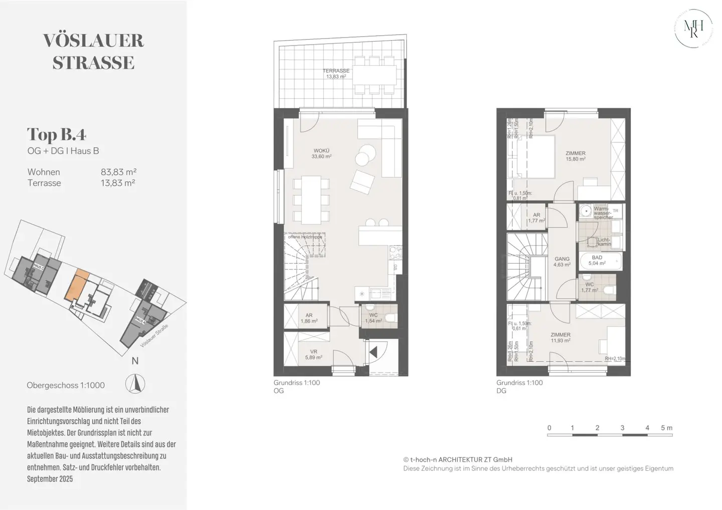 Top floor apartment brand new vineyard views