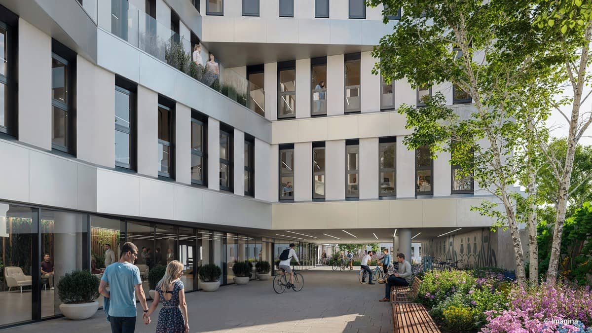 LMNT Offices - Büros voll grüner Highlights