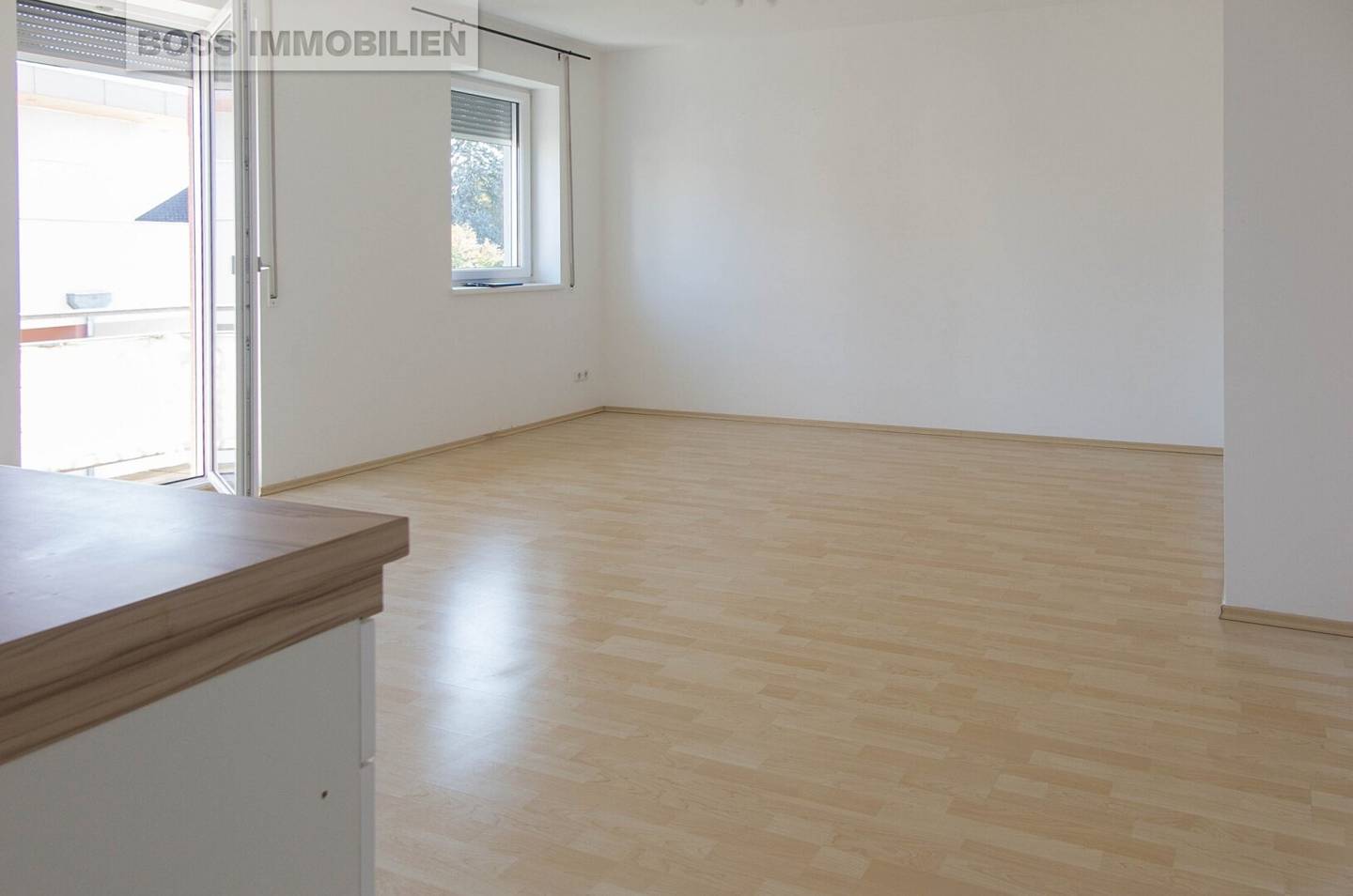 Bright apartment with balcony and open kitchen