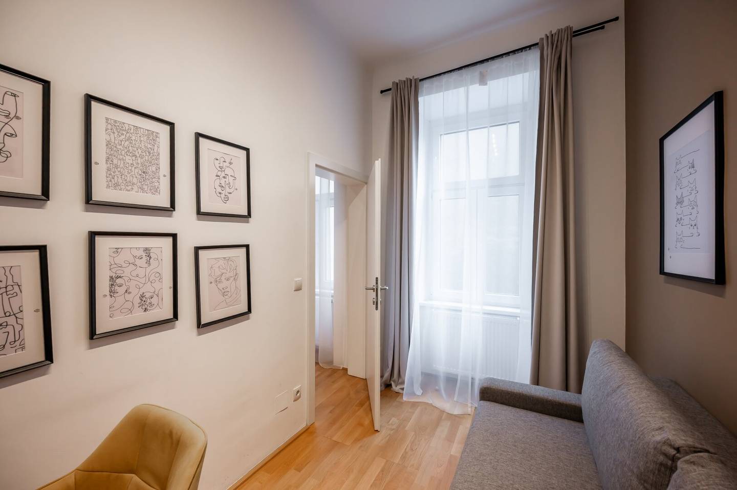 Furnished 3-room old building apartment in Meidling, Vienna