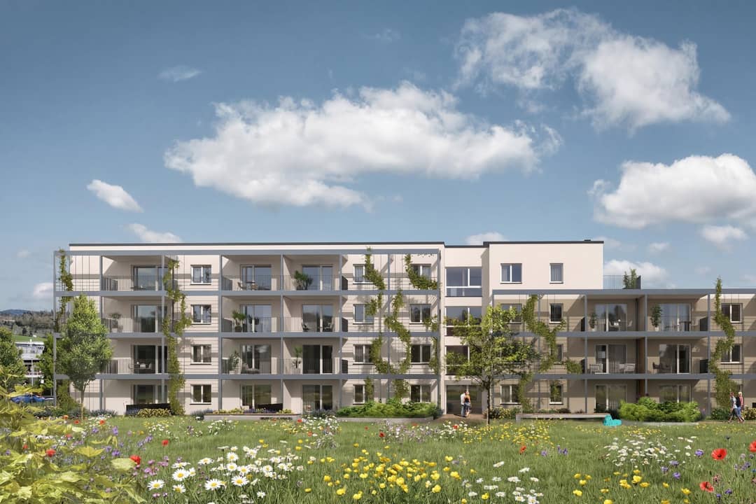 New build apartment near old town terrace garden