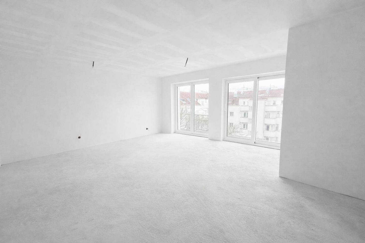 Wohnung First occupancy Balcony quiet courtyard
