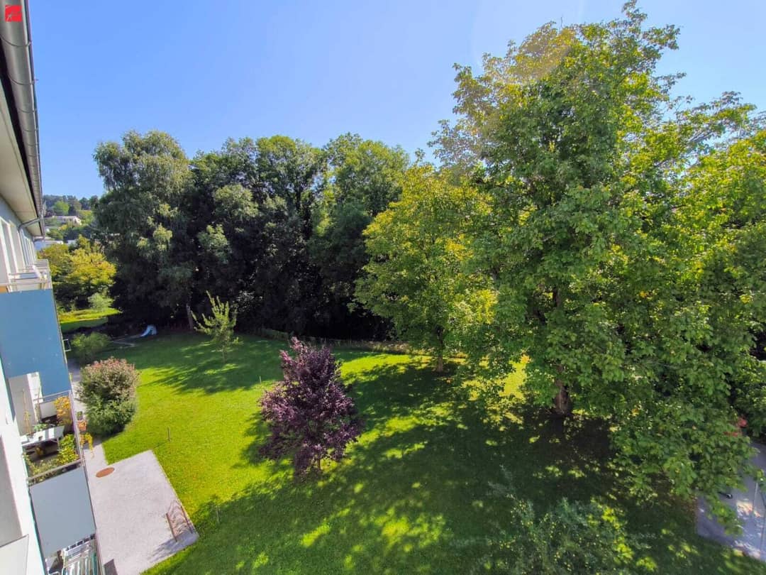 Grünblick Balkon