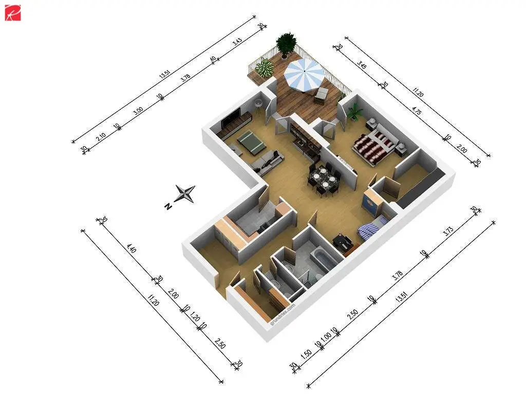 Gepflegter Wohntraum oder Ordination mit Terrasse und Tiefgarage