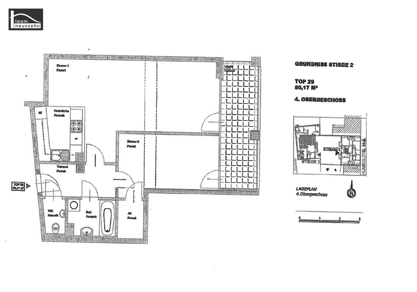 Ruhige 2-Zimmer-Wohnung in zentraler Lage des 10. Bezirks