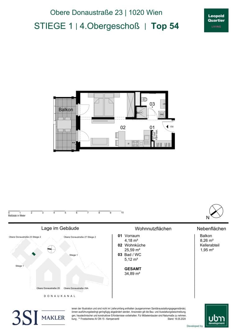 Ideal for commuters - Apartment with balcony with excellent connections