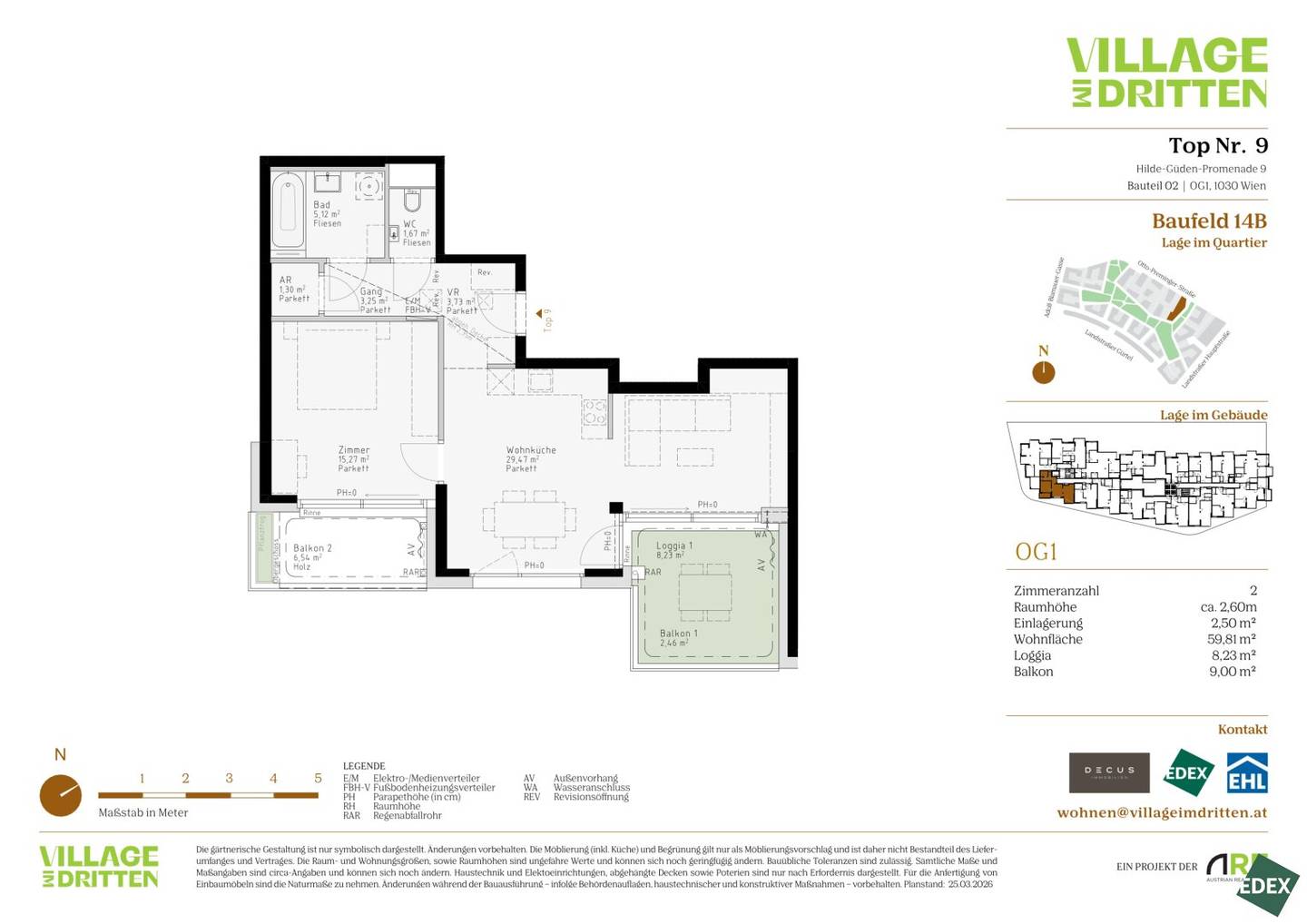Wohnung Neubau Erstbezug Balkon Loggia