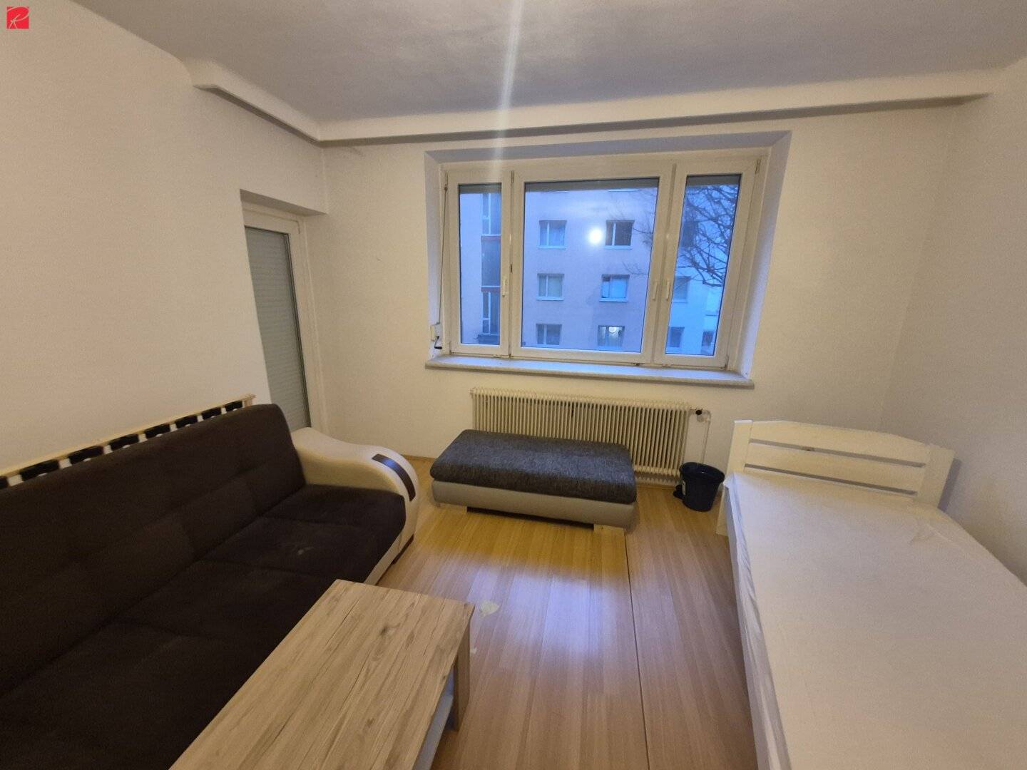 Apartment with balcony and elevator on second floor