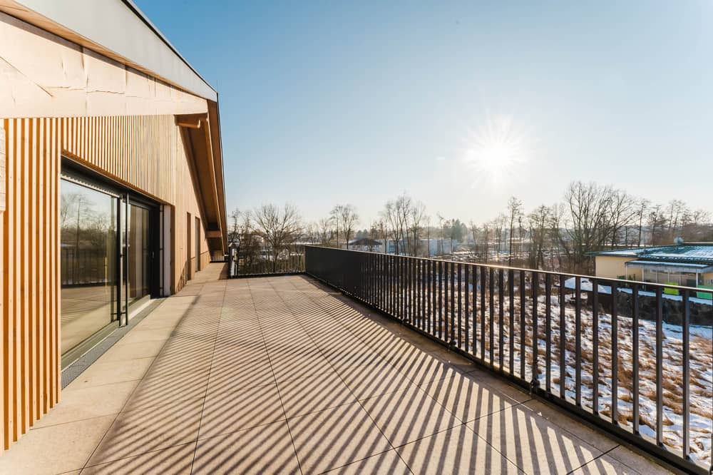 Attic apartment with sun terrace and panoramic view