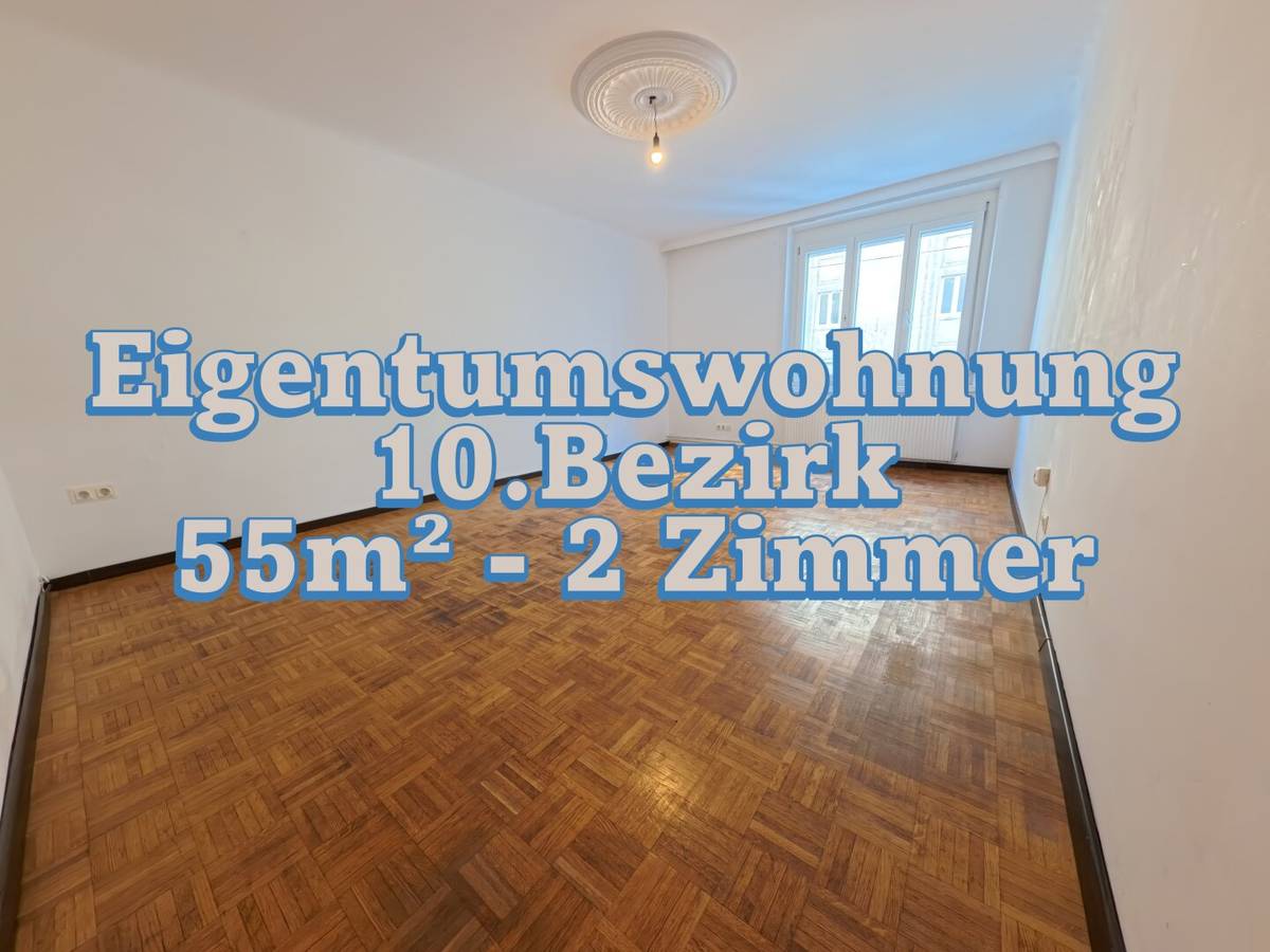 2-Zi.-Wohnung, 55m², 10. Bezirk