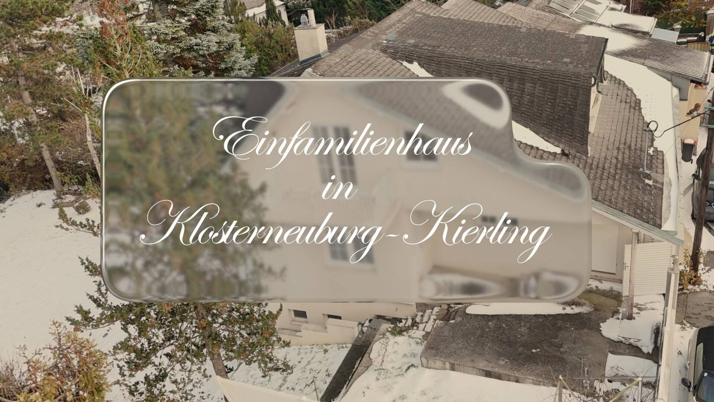 ***PREISREDUKTION ! ***Leistbares Haus mit Potenzial in TOLLER LAGE in Klosterneuburg-Kierling !