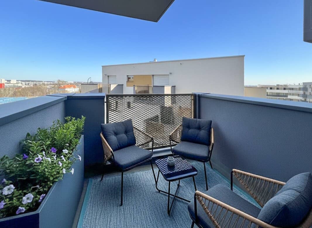 Apartment with distant view and balcony Stadlau