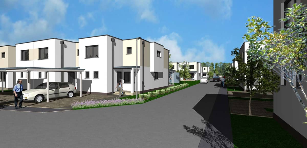 Reihenhäuser Grabenviertel Podersdorf