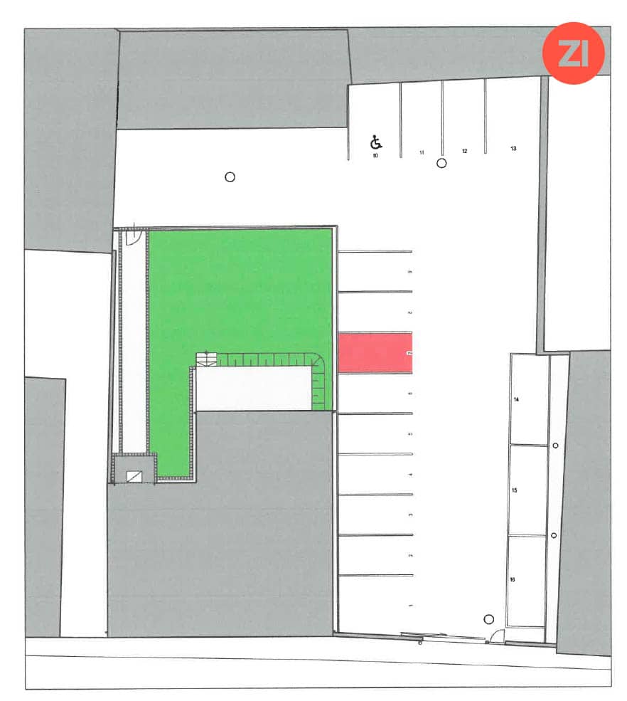 Parking space in Enns, Kaltenbrunner Gasse