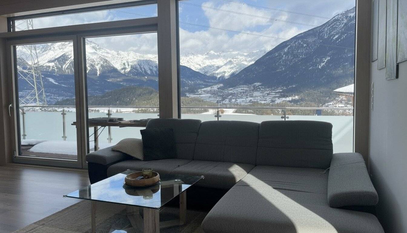 Modernes Haus mit Weitblick, Wald