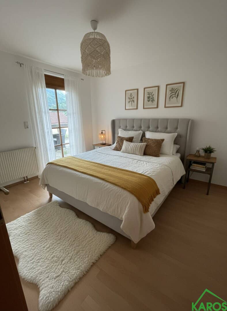 Wohnung mit Terrasse Bergblick und Garage