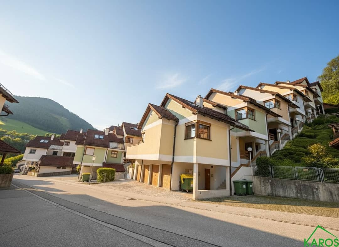 Wohnung mit Terrasse Bergblick und Garage