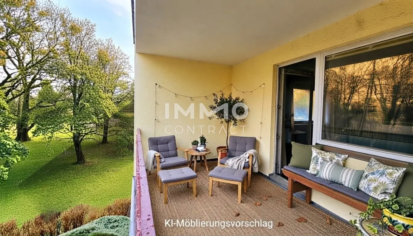 Apartment with Schlosspark view near the center