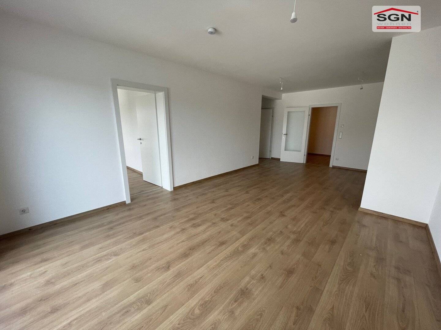 Attic apartment first occupancy two balconies southwest facing