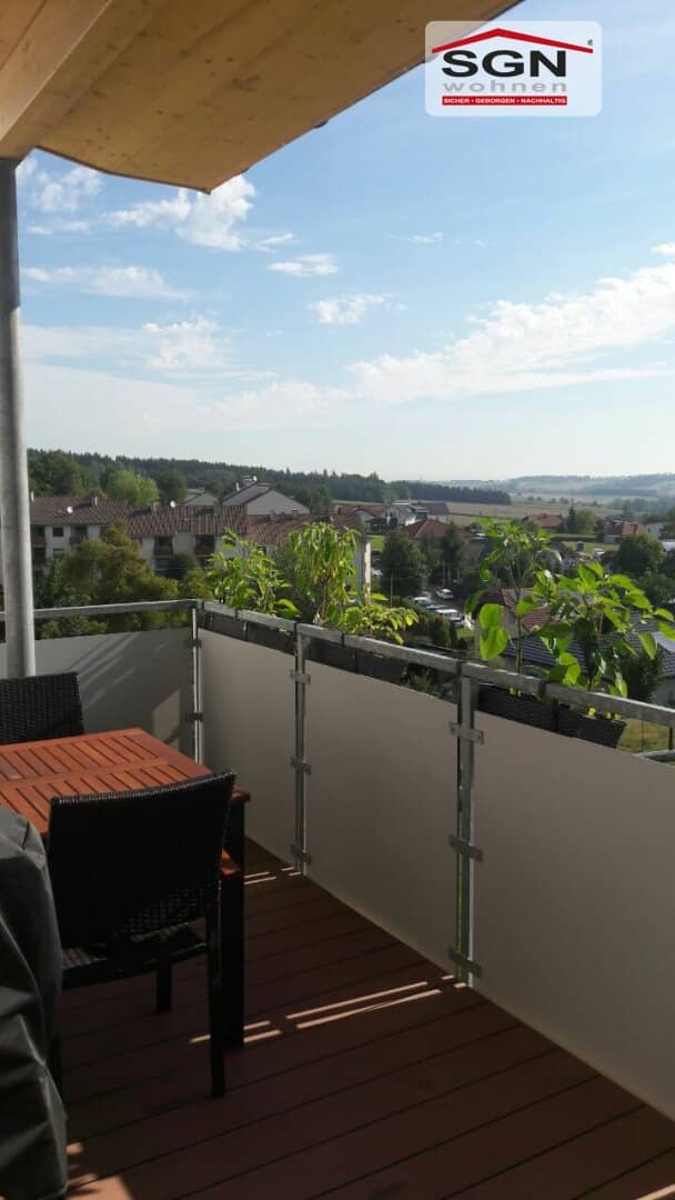Wohnung mit Balkon Blick ins Grüne ruhige Lage
