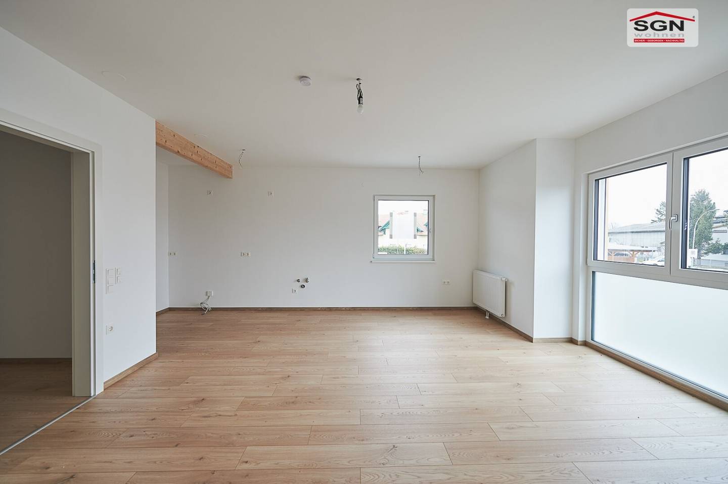 Bright barrier free apartment with balcony