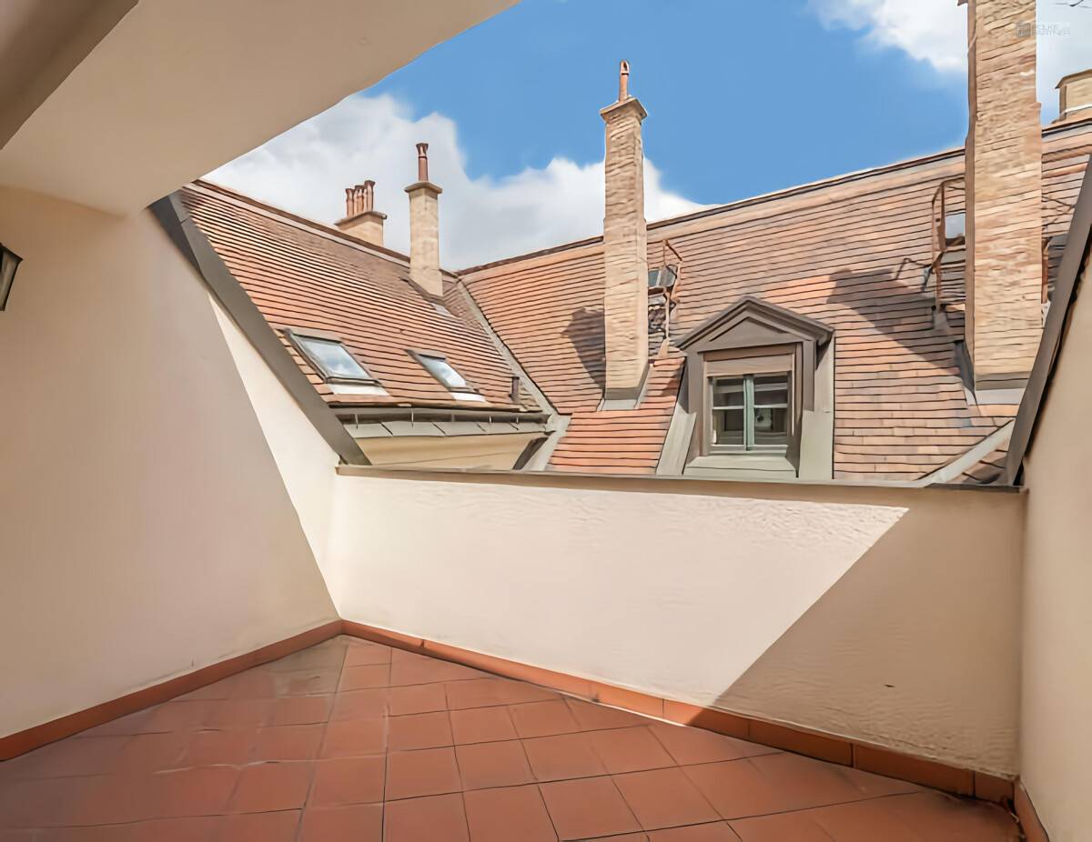 Dachgeschosswohnung mit Terrasse klimatisiert