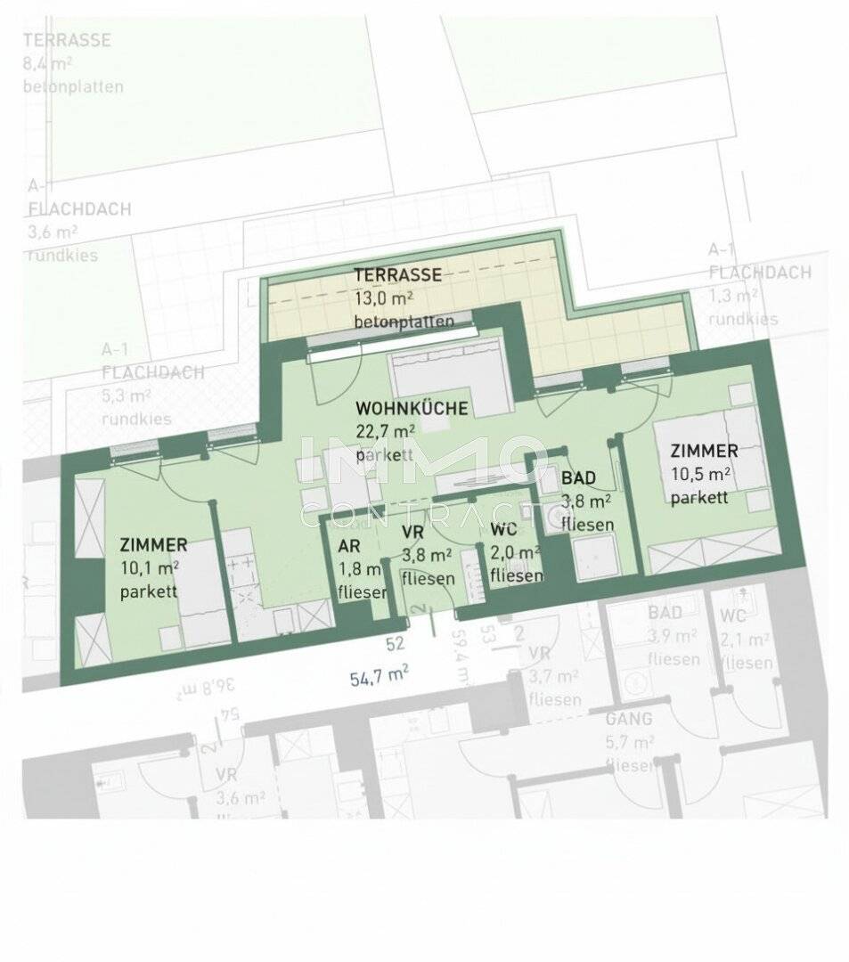 Erstbezug Wohnung mit Garten Loggia nahe U Bahn