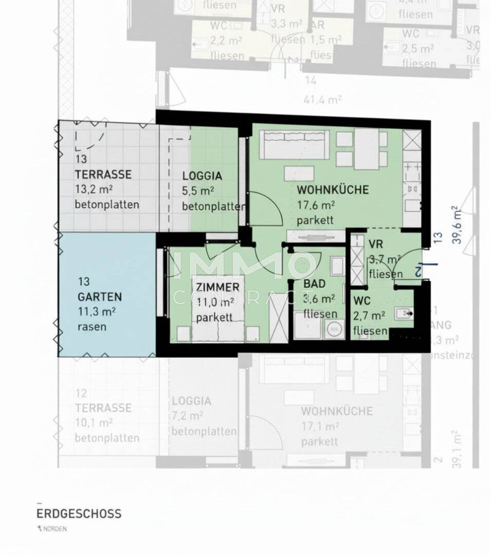 Wohnung Erstbezug Terrasse Tiefgarage