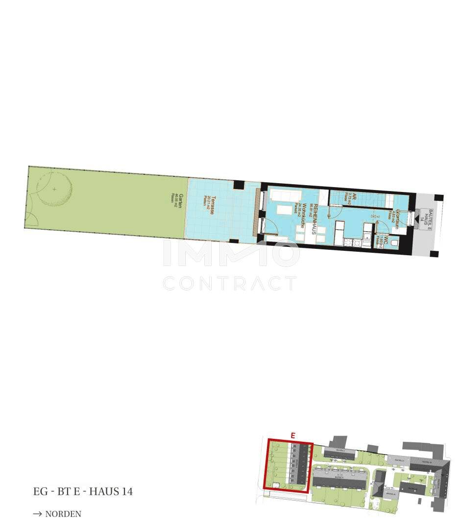 Commission-free 4-rm house 95m² Vienna