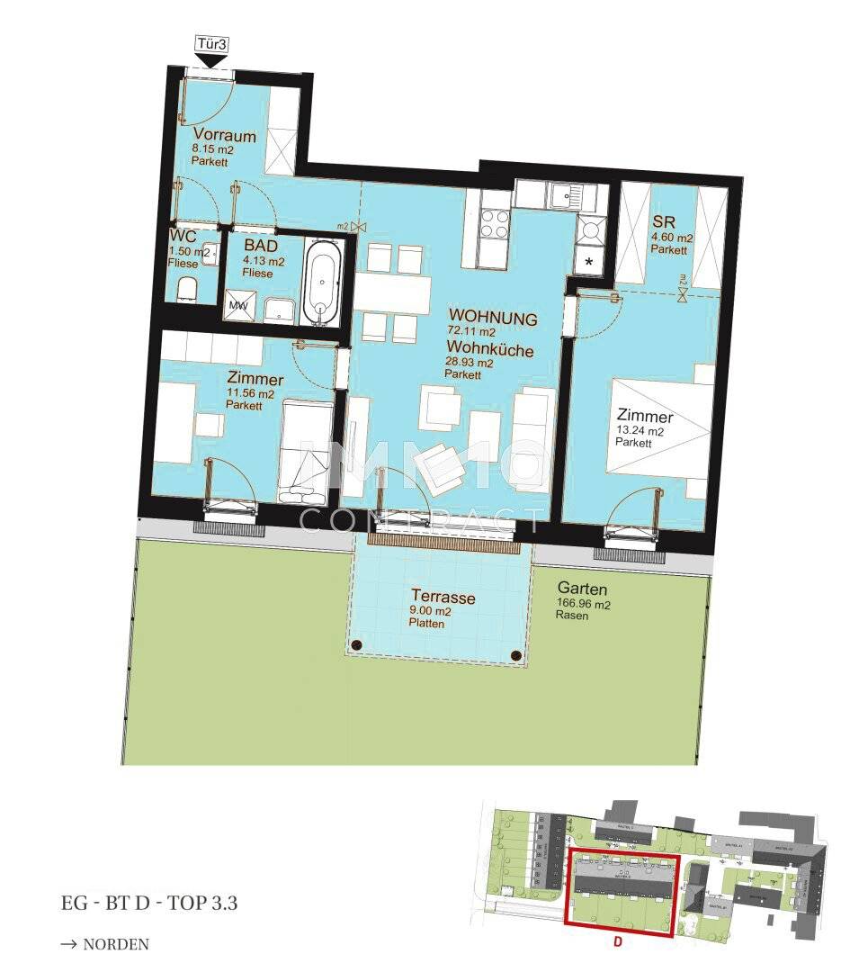 Apartment Liesingbach with garden commission free