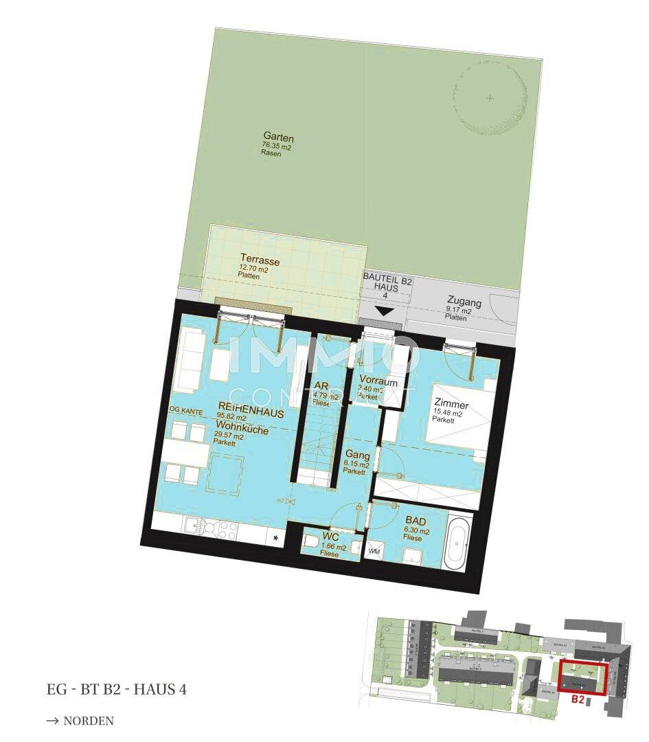 Reihenhaus in Wien 1100, 95m²