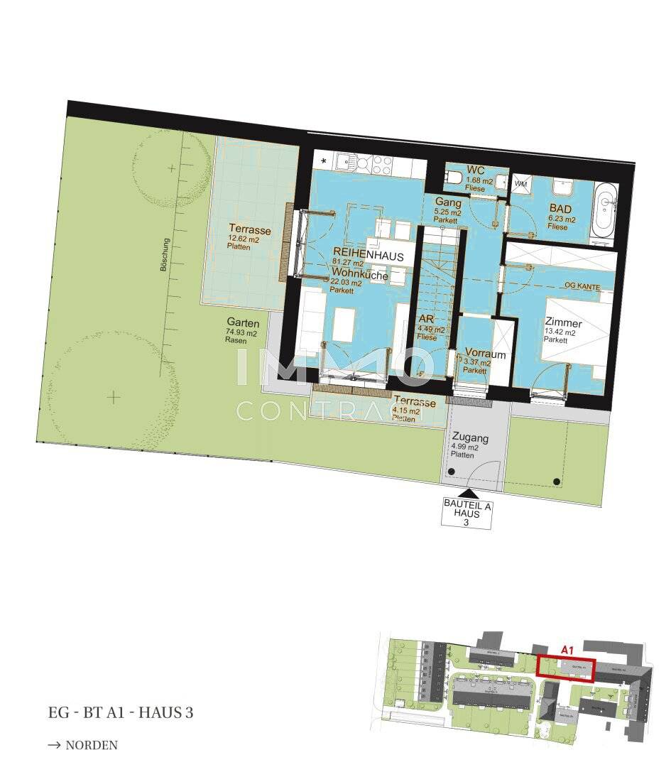 Terraced House A-RH-03 Unterlaa Gardens