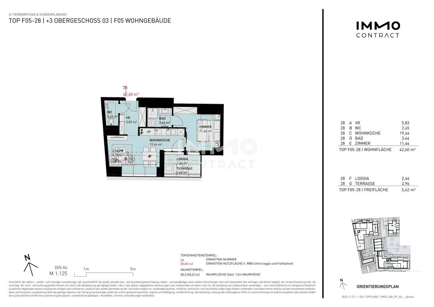 Top floor apartment new build first occupancy loggia