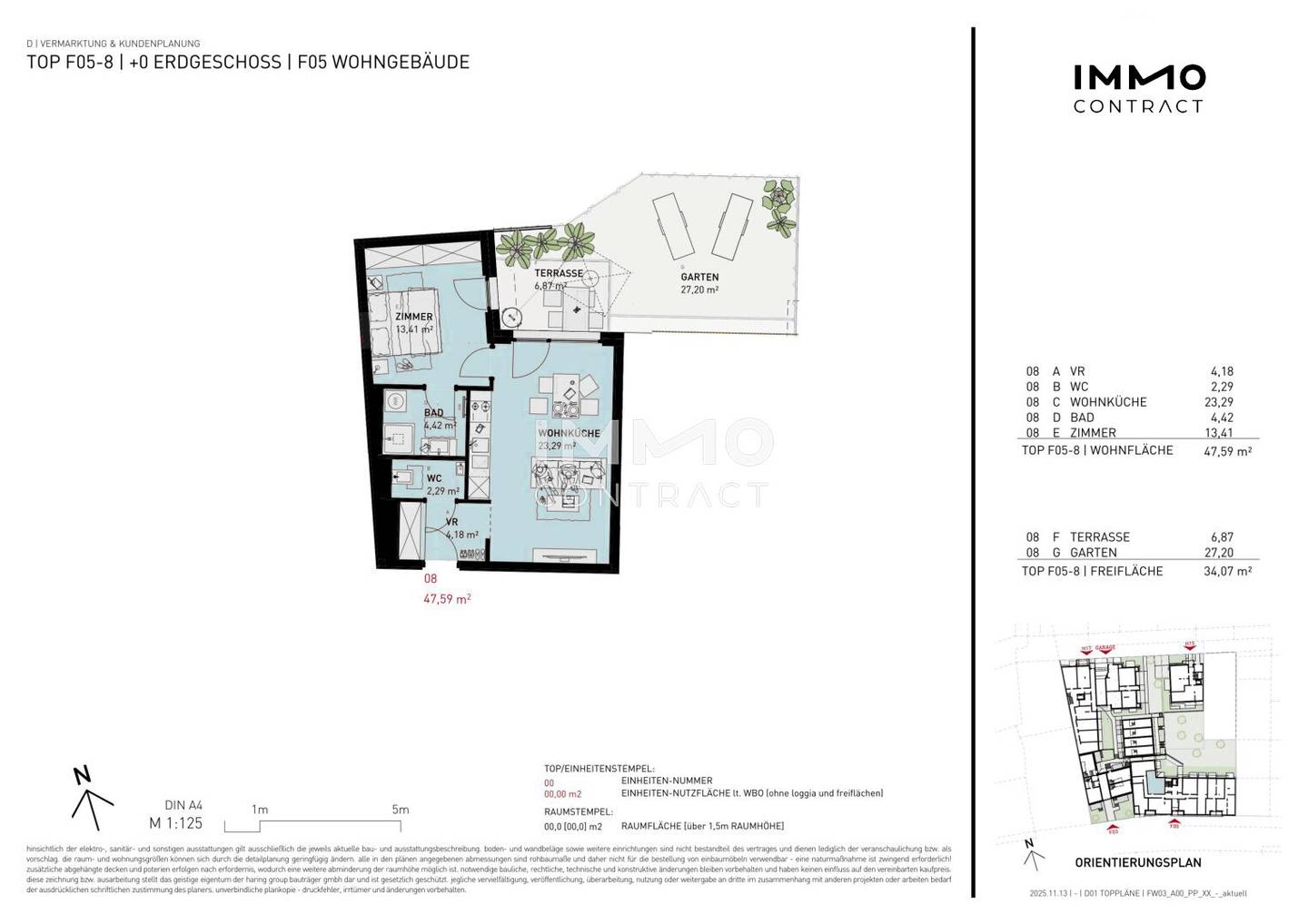 Ground floor apartment with garden and terrace