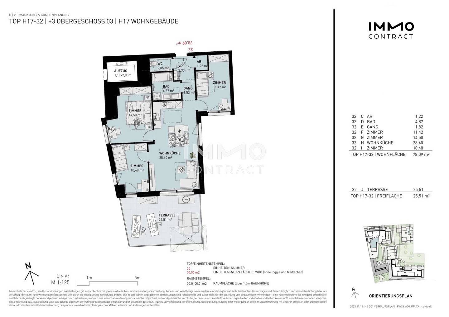 Top floor apartment with terrace no commission