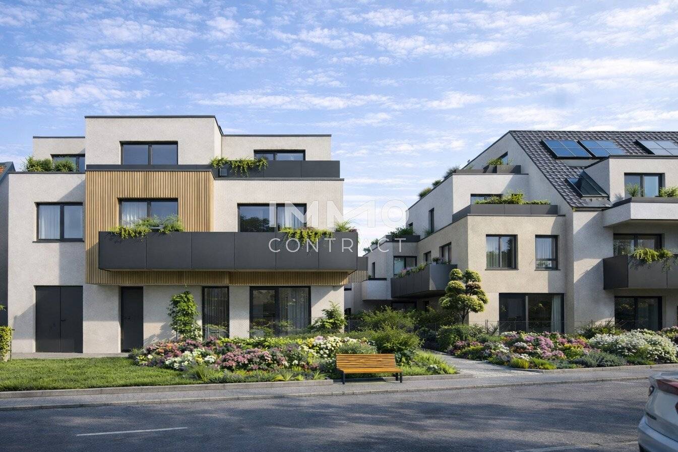 Erdgeschosswohnung Neubau mit privater Freifläche in Neulaa