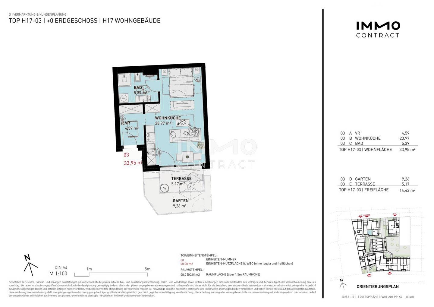 Apartment with private garden and terrace newly built