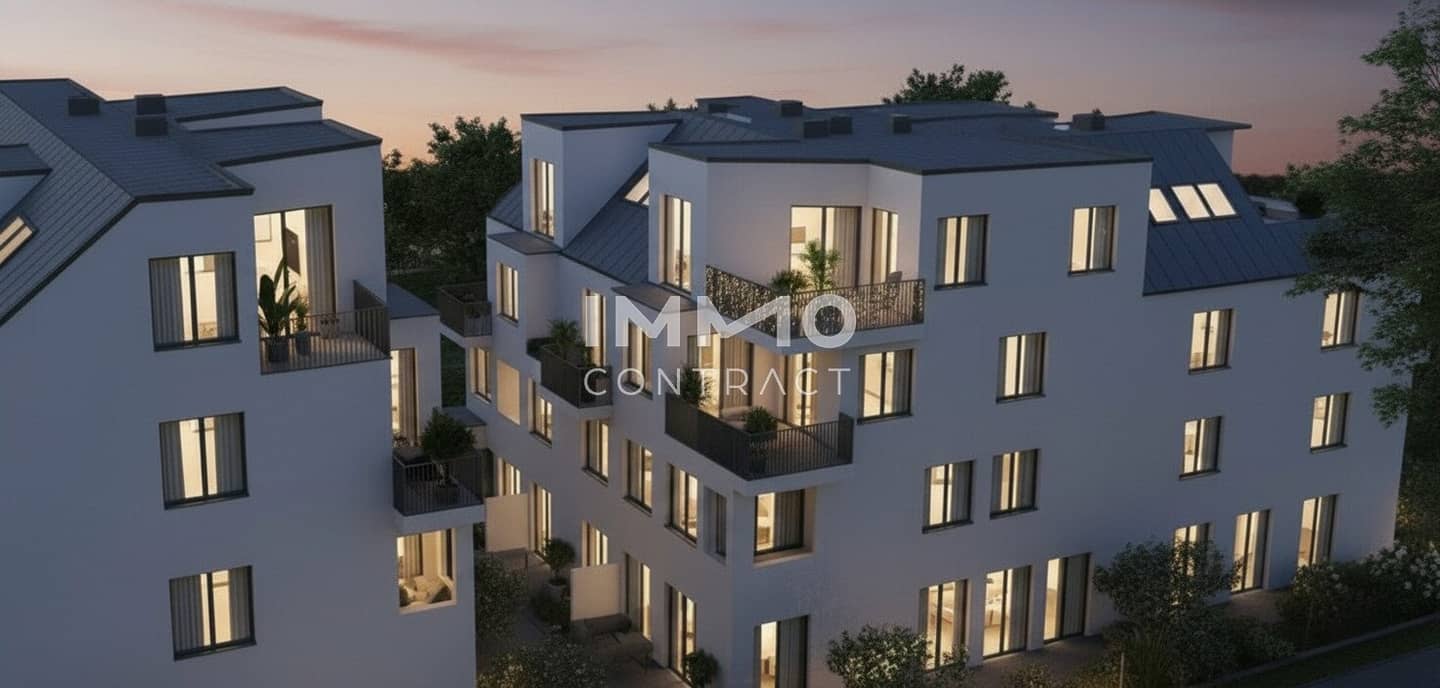 New build first occupancy apartment with loggia