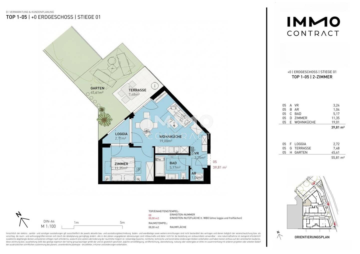 New build apartment with own garden no commission