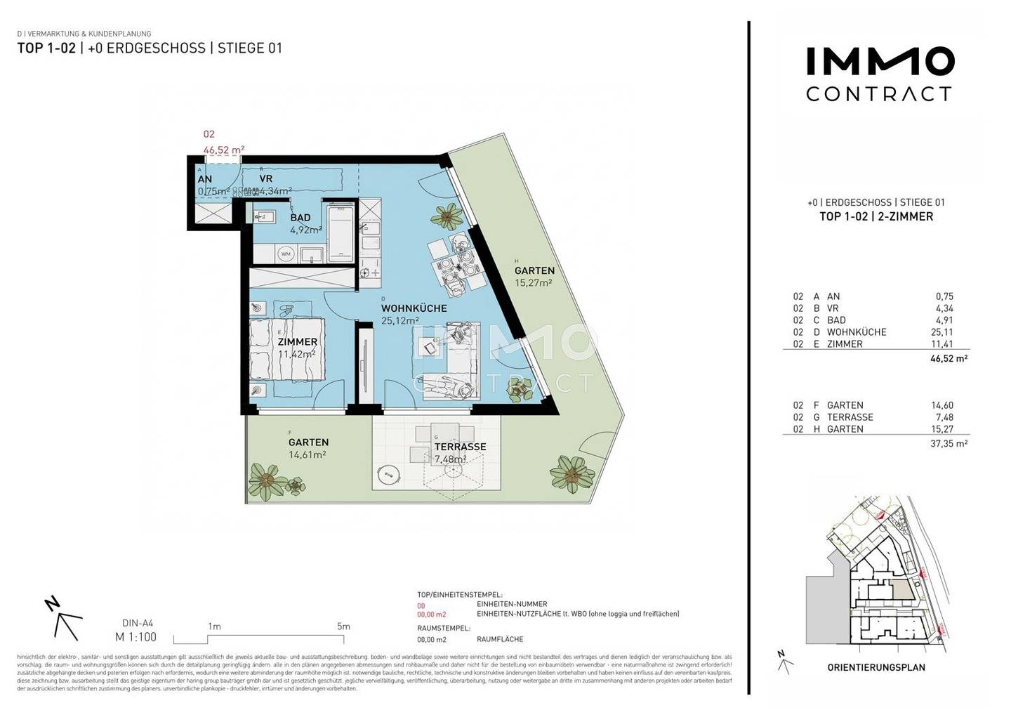 Apartment first occupancy in Urban Bloom new build with garden