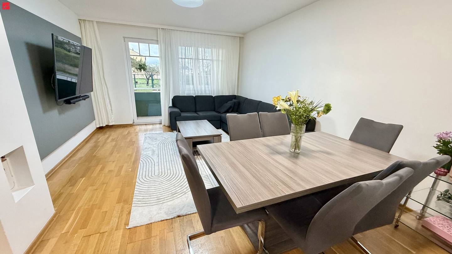 Charmante 3-Zi-EG-Wohnung mit Balkon & Garage