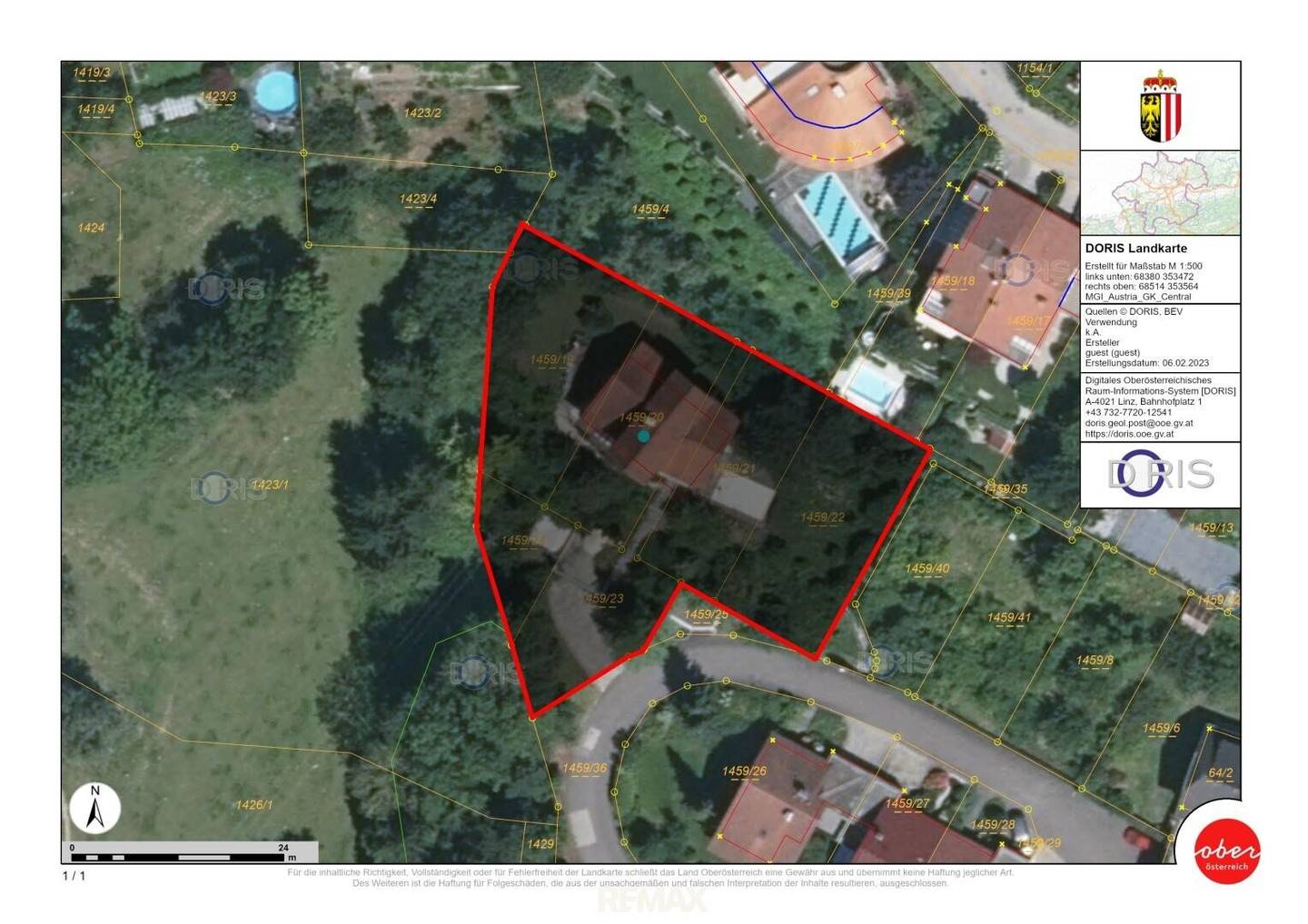 1.665 m² Baugrundstück Pöstlingberg
