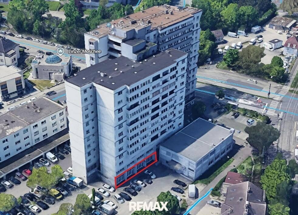 Gewerbeobjekt Linz, 433 m², vermietet